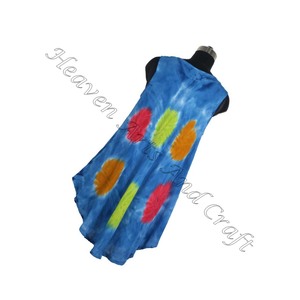 Moda Europea 2025 mujeres fiesta Maxi vestido Tie Dye rayón Casual Maxi Tie Dye Boho Gypsy vestido rayón ropa de noche vestido DRT011A - Product Image 3