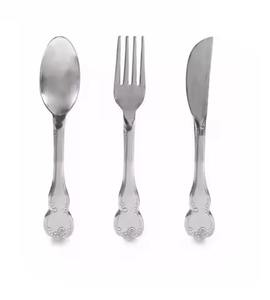 ชุดเครื่องใช้บนโต๊ะอาหารทำจากผ้าซาตินสุดหรูช้อนสแตนเลสแบบร่วมสมัยมีดส้อมมีดสำหรับใช้ในบ้านร้านอาหารและของขวัญ - Product Image 2