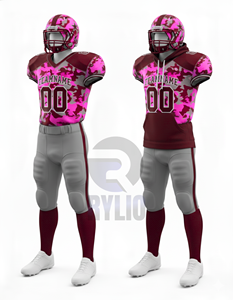 Personalizado sublimado 7v7 uniforme de fútbol americano conjunto de malla de secado rápido ligero práctica Jersey y pantalones - Product Image 4