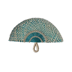 Precio barato artesanía vietnamita Seagrass ventilador de mano tejido a mano de Vietnam Seagrass para refrigeración y decoración - Product Image 1