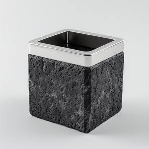 Porte-brosse à dents décoratif en métal moderne pour salles de bain de luxe, écologique et durable, design personnalisable - Product Image 3