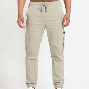 Pantalón cargo táctico de verano para hombre, cintura media, antiarrugas, estilo Jogger, talla grande, informal, tela de algodón para trekking - Product Image 3