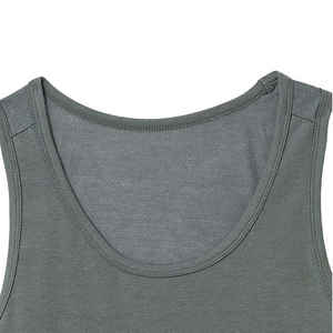 Nueva camiseta sin mangas cosida para hombre, hecha a medida, cómoda, antiarrugas, transpirable, de primera calidad, camiseta sin mangas para hombre con tarifa al por mayor - Product Image 5