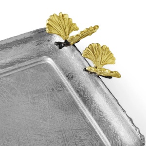 ถาดเสิร์ฟโลหะทำมือ ขายดี เป็นมิตรกับสิ่งแวดล้อม สำหรับโต๊ะอาหารและตกแต่งบ้าน ล้างในเครื่องล้างจานได้ - Product Image 3