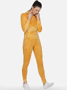 Dernier nouveau survêtement élégant avec logo personnalisé, hauts courts, sweats à capuche et jogging, survêtement 2 pièces pour femmes, survêtements en velours, combinaisons pour femmes - Product Image 4