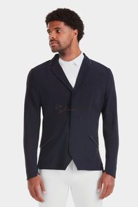 Chaqueta clásica para espectáculo de equitación, abrigo de competición ecuestre a medida, ajuste profesional, tela duradera transpirable, elegante y elegante - Product Image 6
