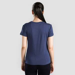 เสื้อยืดเจอร์ซีย์สีน้ำเงินดัลล์บลูของยิมอาร์เมอร์พร้อมการตกแต่งโลโก้ - Product Image 2