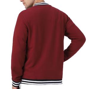 Veste matelassée d'hiver chauffante à capuche avec logo brodé personnalisé de haute qualité pour hommes, taille plus, manches longues, style varsity letterman - Product Image 2