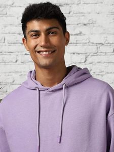 Men's Custom Logo 400 GSM <b>Thick</b> <b>Fleece</b> Thermal Hoodie Oversized Drop Shoulder Sweatshirt 100% Cotton Winter Wholesale Solid - Product Image 6
