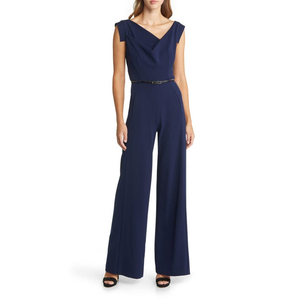 Tuta Nera Halo Eclipse Taglia 8 a Gamba Larga Stile Casual con Tessuto Stampato a Maglia per l'Estate - Product Image 4