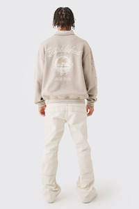 Vestes universitaires en laine 100% pour hommes, taille plus, logo personnalisé sur le devant, coupe-vent, streetwear, vente en gros - Product Image 5