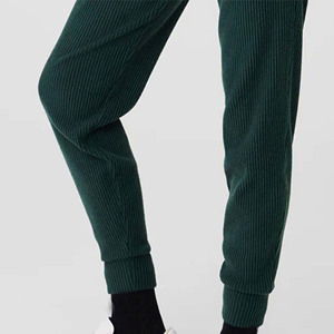 กางเกงวอร์มขาบานสำหรับผู้หญิงกางเกงวิ่งออกกำลังกายสีพื้นระบายอากาศได้ดีน้ำหนักเบามีสไตล์สำหรับผู้หญิง - Product Image 5