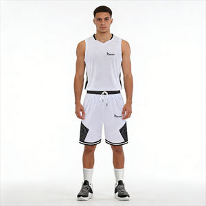 Uniforme de Baloncesto Personalizado de Alta Calidad para Hombre con Mangas Cortas y Diseño Transpirable con Logotipo Personalizado - Product Image 1