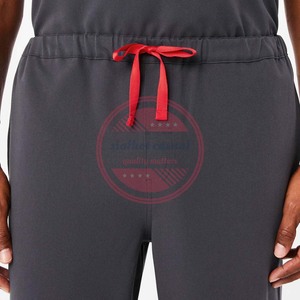 Ensemble de costume de gommage pour hommes demi-manches col en V uniforme pour les médecins - Product Image 6