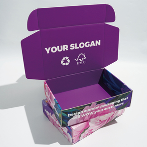 Caja de Cartón Rígido Corrugado Ecológica y Biodegradable con Logotipo Personalizado, la Más Vendida de Fábrica, con Grabado en Relieve para Calcetines y Pieles - Product Image 3