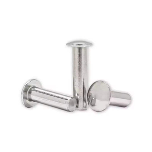 Rivet rond en acier inoxydable massif DIN 660 pour applications marines et industrielles - Product Image 1
