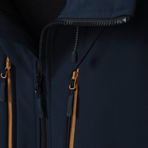 Chaqueta blanda de invierno de manga larga para hombre al mejor precio con cremallera ajustable, diseño personalizado, lona transpirable, recién llegado - Product Image 6