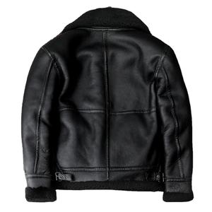 OEM más vendidos de alta calidad bajo MOQ Plus-Size chaqueta de invierno de cuero con calefacción personalizado de los hombres negro B3 frente impermeable - Product Image 3