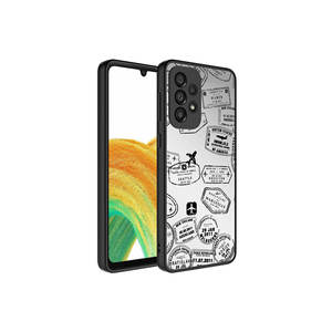 Coque Samsung pour Galaxy A33 5G avec motif miroir, protection de l'appareil photo, design anti-traces de doigts, coque en silicone brillante, miroir ATA - Product Image 1