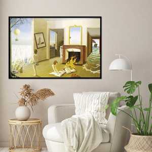 Póster de estilo moderno 'Entre los agujeros de la memoria' para decoración de pared - Product Image 3