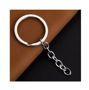 Porte-clés personnalisé en métal en acier inoxydable Porte-clés ressort pour forme ronde et au meilleur prix - Product Image 3