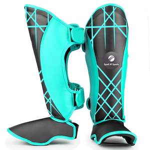 Protège-tibias de kickboxing personnalisés, protège-tibias de boxe thaïlandaise, protège-jambes d'arts martiaux, protège-tibias d'entraînement durables - Product Image 1