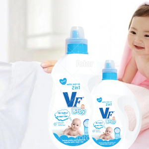 Detergente Líquido y Suavizante para Bebés VF 900g x 12 Botellas Suave con la Piel - Product Image 2