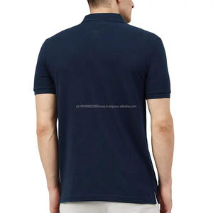 Polos transpirables para hombre para el verano Camisetas Polo de manga corta de mezcla de algodón de alta calidad con diseño personalizado - Product Image 3
