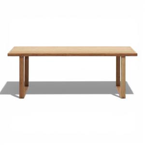 Mesa de Jardín de Madera de Teca Sólida, Muebles de Patio Modernos y Minimalistas, Mesa Rectangular de Madera para Patio Trasero, Balcón o Terraza - Product Image 1