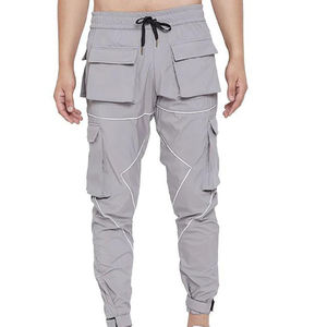 Pantalon cargo en coton taille haute à la mode pour hommes taille moyenne, respirant, grande taille, pour l'hiver, le travail en plein air et la randonnée - Product Image 4