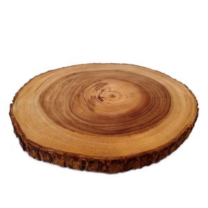 Rústico pero refinado, nuestra tabla de cortar de madera natural mejora su experiencia de cocina y servicio - Product Image 2