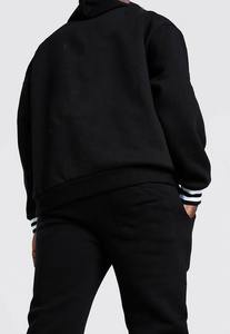 Plain Blacksuit Pull Jogger Pantalon Ensemble Sweat À Capuche Broderie Personnalisée Survêtement Polaire Coton Survêtement & Pantalon De Survêtement - Product Image 4