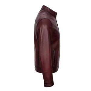 Factory Price 2024 Latest Fashion Men's Leather <b>Jackets</b>, Autumn <b>Suede</b> Solid Color Men's <b>Jacket</b>, Simple Casual Leather <b>Jacket</b>. - Product Image 4