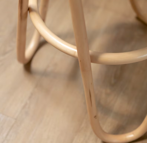 Taburete de Ratán Natural Vintage - Product Image 3