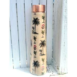 Botella de agua de cobre puro con aislamiento alto Botella de agua ecológica metálica personalizable Ideal para un buen mantenimiento de la salud 2025 - Product Image 3