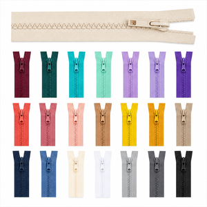 Fermetures éclair séparables pour vestes, manteaux, combinaisons de sport – Nylon robuste, double curseur non verrouillable, fermeture éclair de 50 cm - Product Image 5