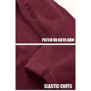 Veste Softshell à fermeture éclair légère et à séchage rapide pour hommes Nouveau design avec une veste Softshell unique en toile confortable et coupe-vent - Product Image 6