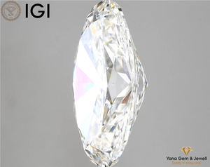 หินสำหรับปลูกในห้องแล็บเพื่อโอกาสพิเศษมีเพชร5.00กะรัต CVD เพชรบริสุทธิ์รูปทรงวงรีขนาด13.76มม. ก. มีความคมชัด VVS2 - Product Image 5