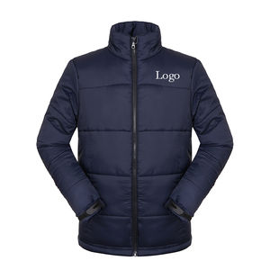 Chaqueta de Invierno Acolchada para Hombre, Impermeable, Cortavientos, Personalizada, con Relleno de Burbujas, para Trabajo - Product Image 1