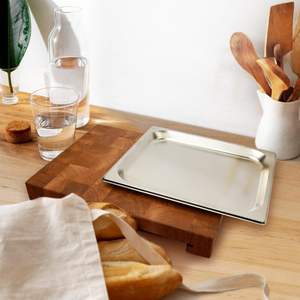 Tabla de Cortar de Madera Natural, No Porosa y Fácil de Limpiar, Apta para Carne, Frutas y Verduras, Elegante y Esencial para la Cocina - Product Image 4