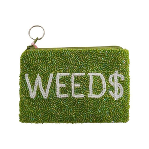 Haute qualité Cowboy perlé pochette bleu Orange blanc couleur Mini porte-monnaie fermeture à glissière fabriqué à la main accessoire de mode occidentale - Product Image 3