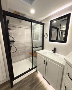 Cheap Modern Quality Design Travel Trailer Interior with Wood <b>Floor</b> and Comfortable <b>Seating</b> for 6 Person Use Ready For Export - Product Image 5