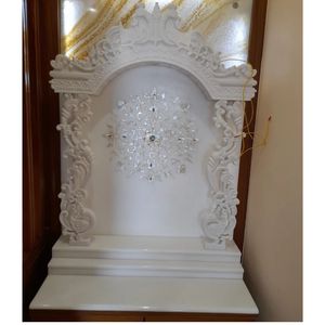 Mandir อินเดียสำหรับบ้าน | วัดอินเดีย | บ้าน pooja Mandir สีขาว - Product Image 4