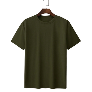 Prêt à expédier T-shirt 100% coton écologique de haute qualité, vente en gros de stock du fabricant tricoté en vrac - Product Image 3