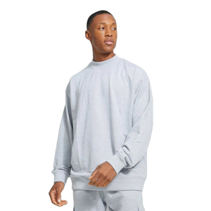 Casual Hip Hop Plain Work Out Wear Outdoor Comfortable Men Sweat Shirts Soft Long Sleeve Basics Cotton Blended New Style - Product Image 1