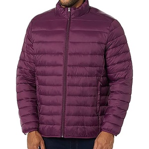 Veste matelassée courte pour homme, de haute qualité, brillante, d'hiver, pour l'extérieur, avec fermeture éclair, style streetwear, OEM - Product Image 3