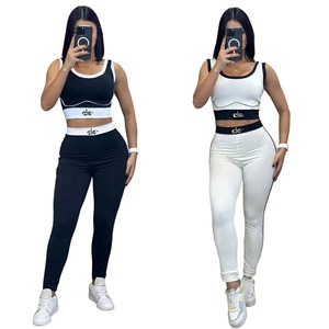 Nouveaux vêtements de fitness 2025, vêtements de yoga pour femmes, ensembles de vêtements de sport pour la salle de sport en plein air, ensemble de soutien-gorge de sport et de leggings avec logo personnalisé - Product Image 3