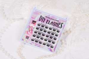 Pestañas Postizas de Volumen Mega Hechas a Mano, Fibras PBT Coreanas, Ultra Suaves, Ligeras, Duraderas, Flexibles, 14 mm de Longitud - Product Image 4