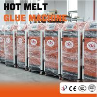 Machine à colle thermofusible électrique automatique haute précision HS-5128 20L avec pompe à engrenages pour produits d'hygiène et assemblage industriel
