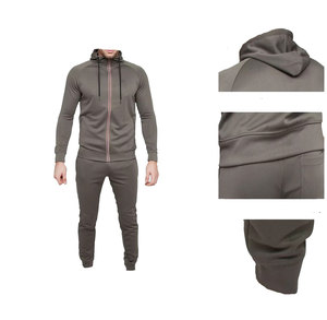 Luxe Joggers Hommes Survêtement Polyester Survêtement Personnalisé Jogging Costumes Hommes Logo Zip Up Personnalisé Blanc 100% Coton Survêtement Hommes - Product Image 6